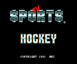 TV Sports Hockey (USA) Screenshot